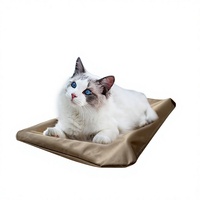 Hamac pour chat en plastique amélioré, étanche, toutes saisons, avec ventouses, pliable, pour rebord de fenêtre, avec structure en fil d'acier