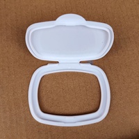 Bouchons anti-poussière en plastique pour lingettes humides, format mini, à ouverture par traction, avec clip de scellage pour gants en nitrile, pour bouteilles d'emballage à capuchon rabattable de forme spéciale