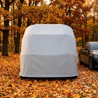 Auvent en coton laminé à trois couches, résistant aux hautes températures, résistant à la neige et à la grêle, abri solaire pour voiture en extérieur