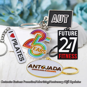 Llavero Personalizado con Logotipo de Fábrica, Llavero de Metal con Letras de Marca, Llavero de Aleación de Zinc Esmaltado, Regalo de Recuerdo, Venta al Por Mayor - Product Image 4