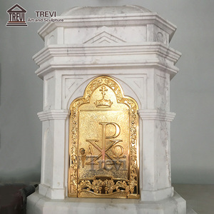 Tabernáculo de mármol blanco antiguo de <span class=keywords><strong>iglesia</strong></span> grande pulida de alta calidad a la venta - Product Image 6