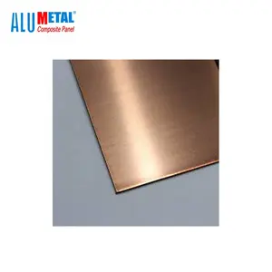 Copper Composite Panel for exterior wall hotel wall cladding shopping mall decoration