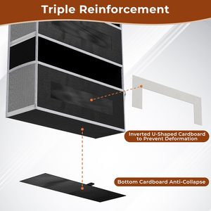 Organisateur suspendu au-dessus de la porte, 5 étagères suspendues avec 10 poches en filet pour le rangement derrière la porte ou à l'usage mural - Product Image 3