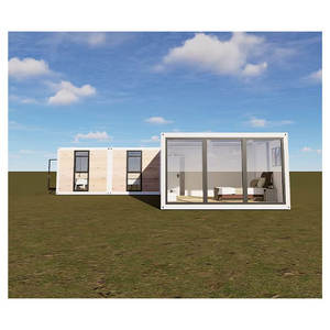 Finesse prix minuscule maison moderne Structure en acier économique 20 pieds luxe détachable bureau extérieur Portable préfabriqué conteneur maison - Product Image 1