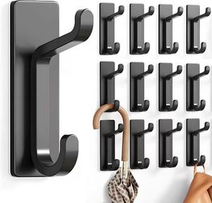Gancho de Pared Autoadhesivo de Acero Inoxidable, <span class=keywords><strong>Percha</strong></span> Metálica Impermeable <span class=keywords><strong>para</strong></span> <span class=keywords><strong>Puerta</strong></span>, Cocina, <span class=keywords><strong>Baño</strong></span> y Uso Doméstico, Apto <span class=keywords><strong>para</strong></span> Ropa - Product Image 1