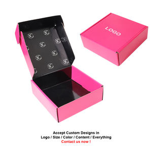 Boîte en carton ondulé bon marché de conception gratuite Boîte d'emballage postale en papier écologique personnalisée pour l'expédition avec impression colorée - Product Image 4