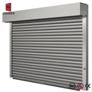 Puerta Enrollable Automática de Acero <span class=keywords><strong>Galvanizado</strong></span> con Aislamiento y Control Remoto, Resistente al Fuego, de Alta Calidad y Precio Económico JIANEE - Product Image 1