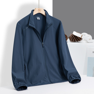 Ropa de Protección Solar para Parejas 2025, Chaqueta Deportiva sin Cuello para Hombre, Talla Grande, Cómoda, Transpirable y Agradable al Tacto - Product Image 3