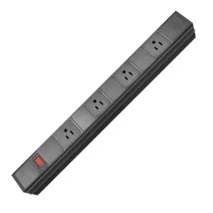 ETL PDU 4 Ways US Wide Spaced Outlets PDU With Switch ON/OFF And Built-in Circuit Breaker Heavy Duty Power Strip