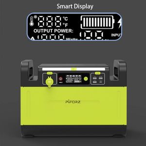 Estación de Energía Portátil de 1500W para Camping, Estación de Energía Solar de Alta Capacidad, Batería LiFePO4, MPPT, Arrancador de Emergencia, Linterna, Uso en Automóvil - Product Image 5