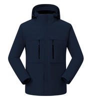 Veste d'extérieur coupe-vent imperméable avec logo personnalisé OEM ODM, veste Softshell pour l'hiver, la chasse, la randonnée et la montagne