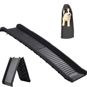 Araba SUV kamyon için katlanır <span class=keywords><strong>Pet</strong></span> rampa kaymaz yüzey ile taşınabilir köpek rampası hafif yük kapasitesi kadar 88 Lbs - Product Image 1