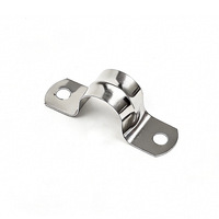 Collier de serrage en acier inoxydable 304 épaissi, type selle, attache en U pour tuyau d'eau, métrique/pouce