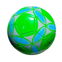 Disesuaikan 32 panel bola sepak bola PVC kulit mesin hiburan dijahit sepak bola