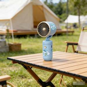 Ventilador de Mano Personalizado con Personajes de Dibujos Animados, Venta Directa de Fábrica, Ventilador Portátil de Refrigeración - Product Image 4