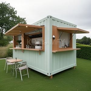 Maison préfabriquée en conteneur de 20 pieds aux États-Unis, kiosque de café et cuisine en conteneur de magasinage - Product Image 6