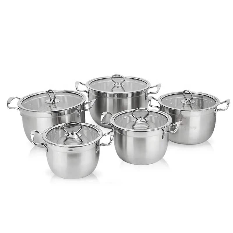 Good price high quality stainless steel indian clay pot cooking chinese hot pot cookware soup pot