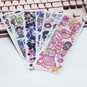 Tùy Chỉnh Trang Trí Trong Suốt Sticker, Cá Nhân Rõ Ràng Sticker Sheets Hôn Cắt Sticker <span class=keywords><strong>Sheet</strong></span> In Ấn - Product Image 3