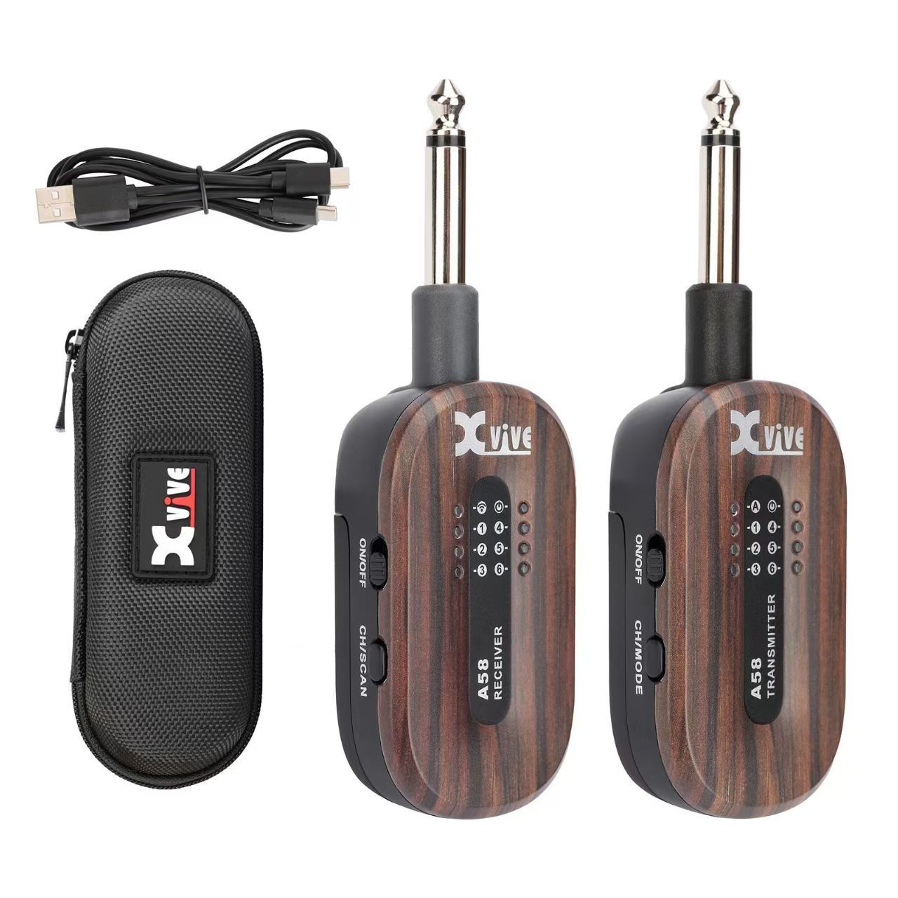 Xvive A58 Wireless Transmitter/Receiver for Electric Guitar, Bass 