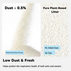 OEM Kassava-Katzenstreu-Hersteller Private Label Tapioka-Katzenstreu Großhandel Umweltfreundliche Kassava-Materialien - Product Image 2