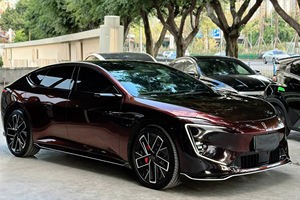 Película decorativa automotriz/película para envolver el coche Lurenjia LSF modelo Streaming Black Charm <span class=keywords><strong>Red</strong></span> 7.5MIL espesor pegatinas de alta calidad - Product Image 4