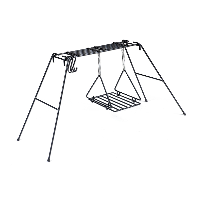 Палатка Naturehike из кованого железа, портативная вешалка для барбекю и пикника, подвесной кронштейн для кастрюли, подставка для костра