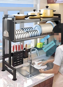 Mở rộng Stackable tủ bếp Kệ tổ chức, truy cập gia vị kệ, đa chức năng lưu trữ Kệ cho nhà bếp, phòng tắm - Product Image 3