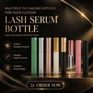 Sérum pour la croissance des <span class=keywords><strong>cils</strong></span> avec logo personnalisé, sérum pour les <span class=keywords><strong>cils</strong></span> à étiquette privée, vegan, doux, sans formol, 5 ml, sans huile, sérum pour <span class=keywords><strong>cils</strong></span> naturel, OEM - Product Image 4