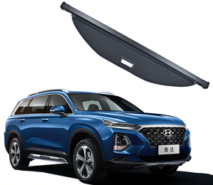 Cubierta Retráctil para Maletero de Hyundai <span class=keywords><strong>Santa</strong></span> <span class=keywords><strong>Fe</strong></span> (7 Asientos) 2019-<span class=keywords><strong>2023</strong></span>, Estante para Paquetes, Accesorios Interiores Universales para Automóvil - Product Image 1