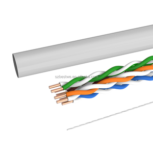สายเคเบิล Cat5 UTP CCA สำหรับภายในอาคาร ลดราคาพิเศษ, ฉนวนป้องกันเดี่ยว 0.43/0.45/0.5 มม. 300 ม. ปลอกหุ้ม LSZH, สาย LAN - Product Image 2