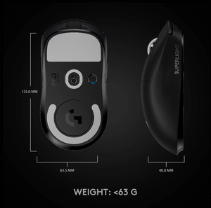 Ratón Inalámbrico para Juegos Pro X Superlight 25k, Modo Dual Recargable, Gpro X G Pro X - Product Image 4