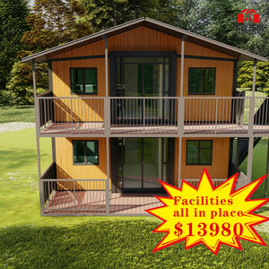 20-футовый портативный мобильный складной контейнер-дом, готовый сборный дом из сэндвич-панелей, современный офис-кабина HUAYING - Product Image 5