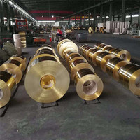 Bobine de laiton jaune C2600 C2680 CuZn30 de Source Usine pour boîtier de montre, boucle de fermeture éclair, épaisseur et largeur personnalisées, fabrication OEM sur commande en rouleau
