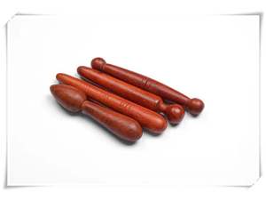 Akupunktur-Massagestab aus Holz, Runder Massagestab zur Muskelentspannung, Massagehilfe - Product Image 4