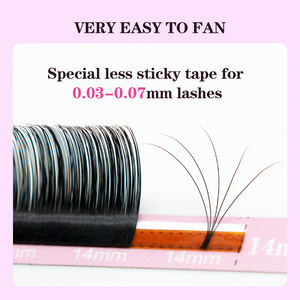 थोक हस्तनिर्मित जे बी सी सी डी + एल + कोरियन pbt सामग्री मोटी 0.15 मिमी फ्लैश लाइट सिंगल पलक एक्सटेंशन - Product Image 4