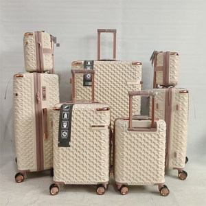 Lot de 7 valises de cabine <span class=keywords><strong>à</strong></span> roulettes, bagages de <span class=keywords><strong>voyage</strong></span> en ABS, ensemble de bagages <span class=keywords><strong>à</strong></span> roulettes - Product Image 6
