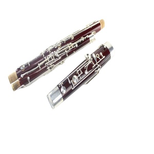 Grande marque OEM MFG-810 Oboe basse en C en érable sélectionné, 17 clés, nickel argenté, plaqué argent - Product Image 2