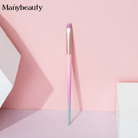 Ensemble de pinceaux de maquillage Kabuki simple, coloré, facile et utile, adapté aux débutants, pour le maquillage professionnel du visage