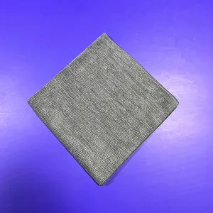 Grey Kleur 40X40Cm Pluizende Lasersnijden Microfiber Pearl Weave Close Loop Handdoek Voor Auto Detailing Cleaning supply Accessoires