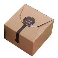 Emballage de fête cadeau de mariage boîte carrée de chocolat boîte de bonbons vente en gros