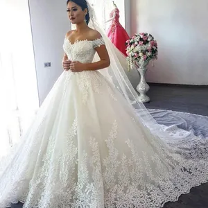 2022 Autumn New Lace Wedding Dress European And American One Shoulder Main Wedding Dress Large Size Trailing Dress