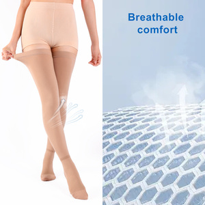<span class=keywords><strong>Bas</strong></span> de contention anti-embolie jetables, hauteur cuisse, unisexe, pour soutien post-chirurgical, <span class=keywords><strong>blanc</strong></span>, pour femmes et hommes - Product Image 4
