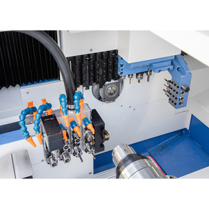 Tornio CNC Combinato per Metallo Tipo Svizzero con Doppio Mandrino Siemens Fanuc, Prezzo Cina, per Lavorazioni di Tornitura e Fresatura Automatiche - Product Image 3