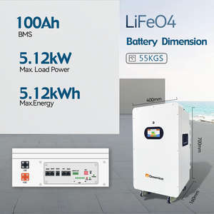 Batería de alta calidad Wallpower 15kwh Lifepo4 Dawnice Almacenamiento de energía solar 51,2 V 314ah Batería de iones de litio de bajo voltaje - Product Image 2