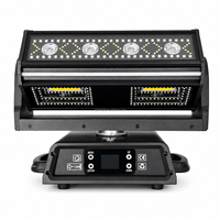 Projecteur LED mobile 300W multi-effets DMX512 avec faisceau doré, effets RGB Wash et Strobe pour éclairage de scène