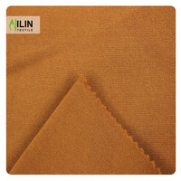 Tissu tricoté uni teint, brossé d'un côté, 100% polyester, largeur 180 cm