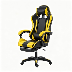 Sedia da Gaming OEM ODM con Poggiapiedi, Lussuosa ed Ergonomica, Reclinabile con Cuscino a Molle Insacchettate per E-Sports e Internet Cafe - Product Image 2