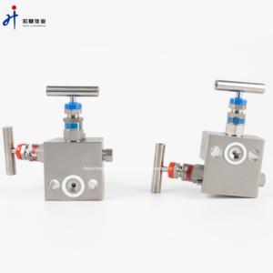 पार्कर डिफरेंशियल प्रेशर ट्रांसमीटर के लिए उपकरण स्टेनलेस स्टील 2 वाल्व मैनिफोल्ड - Product Image 4