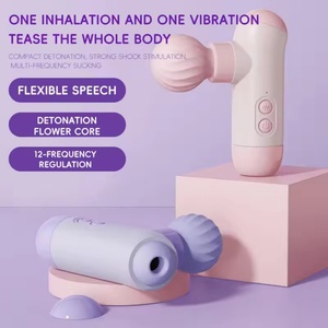 Hot Sale Massage Gun <b>Vibration</b> Sex Toy Breast Sucking Toy Suck Masturbation Device Tease Adult Sex Toys - Product Image 3