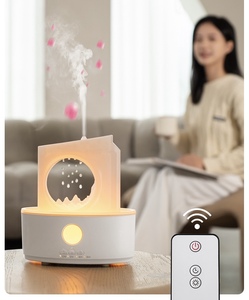 2025 New Raindrop Diffuser, 180ml Water Tank, 3-Color Light, Remote, Timed, Quiet, Ideal for Home Office & Gifting - Product Image 3